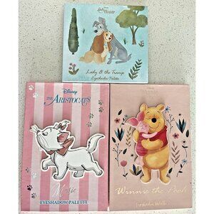 Disney Eyeshadow Palettes Winnie The Pooh Aristocats & Lady & The Tramp Lot of 3
